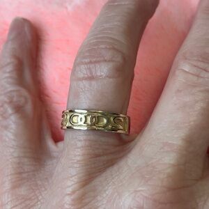 10kt Yellow Gold Ring,
Custom Designed for the Millennium Year 2000. 
Reads 2000